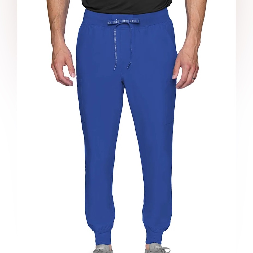 ROTH Blue 5-Pocket Jersey Knit Waistband Cargo Jogger Pant